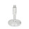 GN 21 Stellfüße, Edelstahl, Fußteller gedreht, ohne Befestigungsbohrungen Form: D0 - feingedreht, ohne Gummiauflage
Spindelvariante: W - mit Verstellhülse, abgedecktes Gewinde und Schlüsselfläche unten