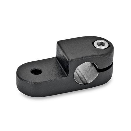 GN 277 Laschen-Klemmverbinder, Aluminium Oberfläche: SW - schwarz, RAL 9005, strukturmatt