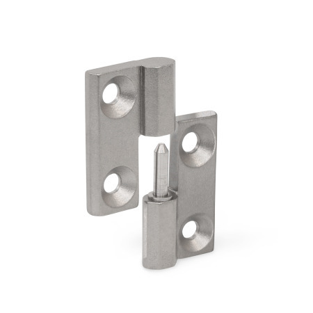 Charnières GN 337: Inox, détachables