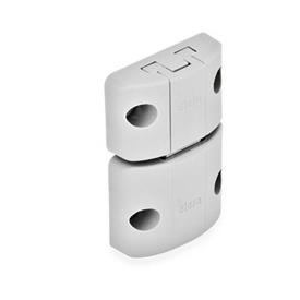GN 449 Türschnäpper Form: A - Schnappverschluss ohne Verriegelung, ohne Fingergriff<br />Farbe: LG - grau, matt