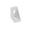 GN 561 Angolari di fissaggio, plastica, per profilati di alluminio (sistema modulare i / b), tipo A Tipo di angolare: A - 2 fori asolati b<sub>2</sub>, senza gradini guida
N° identificativo: 1 - senza calottina
