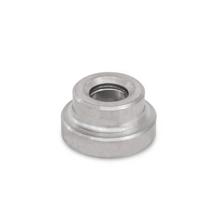 Patins DIN 6311: pour vis de pression DIN 6332, pour vis à broche DIN 6304/DIN 6306, inox