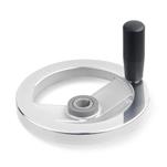 Sicherheits-Handräder, Aluminium, mit Nadellager