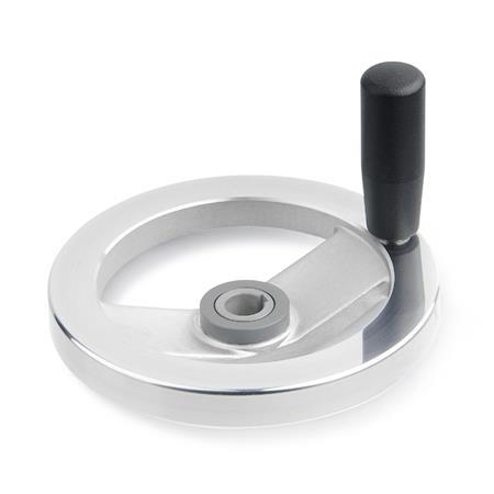 Volantini di sicurezza GN 322.5: Alluminio, con cuscinetto a rullini