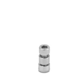 GN 511.1 Laschengelenksets Form: S - mit Zylinderschraube DIN 912