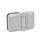 GN 938 Cerniere, lega di zinco pressofusa, per pannelli (pannelli delle porte) Materiale: ZD - Lega di zinco pressofusa
Finitura: SR - Argento, RAL 9006, finitura strutturata