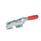 GN 850.1 Sauterelles, Acier, pour action de traction Type: T - avec axe de tirage et cran d'arrêt
