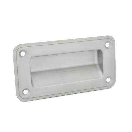 Maniglie da incasso GN 7332: Acciaio INOX, montaggio con viti