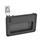 GN 115.10 Chiusure con maniglia da incasso, lega di zinco pressofusa, funzionamento con chiave a tubo Tipo: SCH - Con intaglio
Finitura: SW - Nero, RAL 9005, finitura strutturata
N° identificativo: 1 - Azionamento nella posizione raffigurata, in alto a sinistra