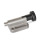 GN 417 Doigts d'indexage, inox, avec bouton, avec et sans position de repos Type: C - avec position de repos, avec bouton champignon
Matériau: NI - Moulage de précision inox