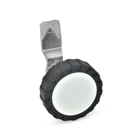 Chiusure   GN 115: Acciaio INOX, con elemento di comando in plastica