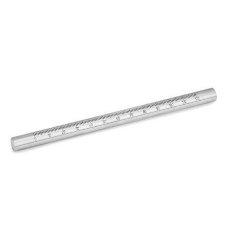 Barre di collegamento / Tubi di collegamento GN 480.1: Acciaio INOX, per morsetti di sostegno