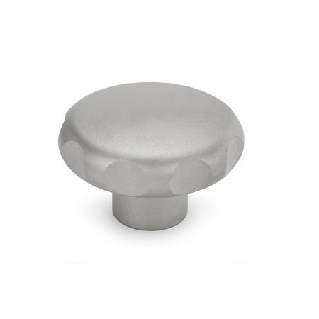 Boutons étoile GN 5335.4: Inox, moulage uniquement