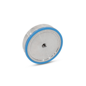GN 5090 Aimants de retenue, Néodyme, fer, bore, Corps en Inox, Avec filetage interne, Conception Hygiénique Matériau (bague d'étanchéité): E - EPDM