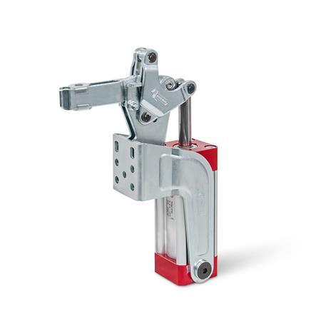Sauterelles GN 862: Acier, pneumatiques, à base inclinée