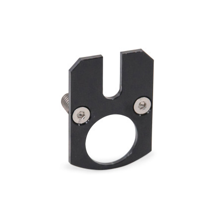 Supports de couple GN 491.2: Aluminium, sur les actionneurs linéaires à double tube configurables Ø18