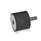GN 451 Antivibranti in gomma, acciaio INOX, con filettatura interna / perno filettato Tipo: ES - con filettatura interna / perno filettato