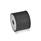 GN 451 Antivibranti in gomma, acciaio INOX, con filettatura interna / perno filettato Tipo: EE - Con due filettature interne