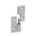 GN 337 Cerniere, lega di zinco pressofusa, rimovibili Materiale: ZD - Lega di zinco pressofusa
Finitura: SR - Argento, RAL 9006, finitura strutturata
N° identificativo: 2 - Cuscinetto fisso (perno) a sinistra