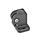 GN 162.3 Fuß-Klemmverbinder, Aluminium Oberfläche: SW - schwarz, RAL 9005, strukturmatt