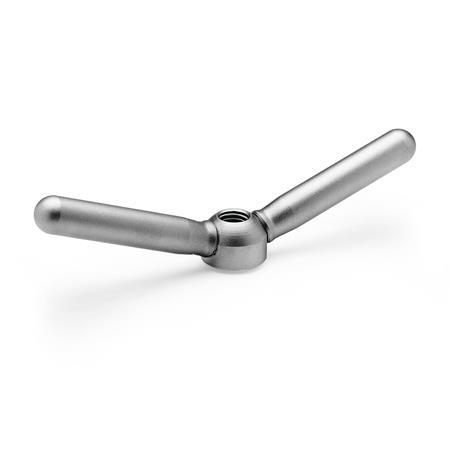 Doppelarmige Spannmuttern GN 99.8: Edelstahl 1.4301