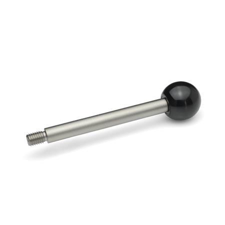Leviers de commande GN 310: Inox