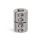 GN 2260 Giunti rigidi, acciaio / acciaio INOX, scanalati, per coppie elevate Codice foro alesato: K - Con sede per chiavetta DIN 6885-1 JS9
Materiale: NI - Acciaio inox