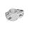 GN 133 Kreuz-Klemmverbinder, Aluminium Oberfläche: BL - blank, gestrahlt, matt