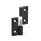 GN 337 Cerniere, lega di zinco pressofusa, rimovibili Materiale: ZD - Lega di zinco pressofusa
Finitura: SW - Nero, RAL 9005, finitura strutturata
N° identificativo: 2 - Cuscinetto fisso (perno) a sinistra
