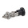 GN 81700 Pistoncini di posizionamento a molla, acciaio/acciaio INOX, con punta speciale Tipo: CK - Con posizione di arresto, con controdado
Tipo di puntale: SE - Con filettatura esterna
Materiale: NI - Acciaio inox