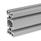 GN 10b Aluprofile, b-Baukasten, mit allseitig offenen Nuten, Profiltyp schwer Profilgröße: B-459010S
Oberfläche: N - eloxiert, naturfarben