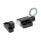 GN 724.6 Doigts d'indexage, acier/inox, avec goupille chanfreinée et bride pour montage en surface Type: C3 - Chanfrein, droit
Matériau/finition: SW - noir, RAL 9005, finition texturée
Identification no.: 2 - Avec contre-pièce