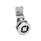GN 115.6 Loquets, inox, petit modèle, actionnement par clé à douille Type: VK - avec carré