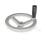 GN 949 Volantini, acciaio INOX Codice foro alesato: K - Con sede per chiavetta DIN 6885-1 P9
Tipo: D - Con impugnatura girevole