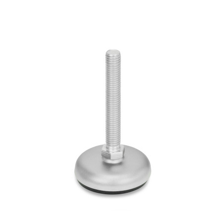 Piedini di livellamento GN 31: Acciaio INOX, con disco antiscivolo
