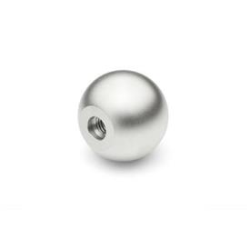 DIN 319 Boules, Inox Matériau: NI - Inox<br />Type: C - avec filetage