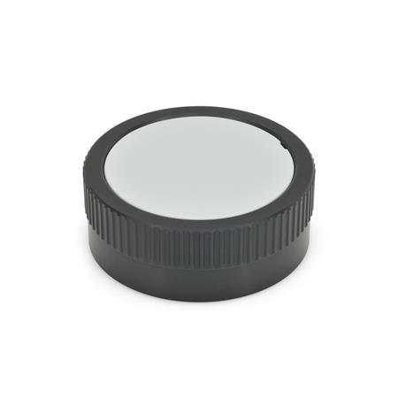 Zustellräder  GN 736.1: Aluminium, mit Skalieransatz