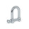 GN 584.1 Manilles, acier/inox, droites, version commerciale (sans levage) Matériau: ST - Acier