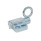 GN 724.6 Pistoncini di posizionamento a molla, acciaio/acciaio INOX, con perno smussato, con flangia per montaggio a filo Type: C4 - Smusso a sinistra
Materiale/Finitura: ZB - Zincato, passivato blu
Identification no.: 1 - Senza pezzo di riscontro