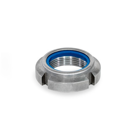 Controdadi scanalati GN 1804.1: Acciaio INOX, autobloccante, con inserto in poliammide