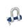 GN 584 Manilles, acier, version droite, pour levage Type: B - Boulon avec écrou et goupille fendue