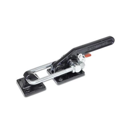 Verschlussspanner GN 852.3: Stahl, mit Verriegelung, schwere Ausführung
