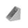 GN 30i Équerres, zinc moulé sous pression, pour profilés en aluminium (système modulaire de type i) Type: A - Sans accessoire
Taille: 80x80