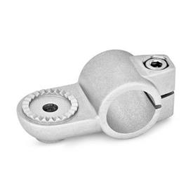 GN 278 Laschen-Klemmverbinder, Aluminium Form: AV - mit Außenverzahnung<br />Oberfläche: BL - blank, gestrahlt, matt