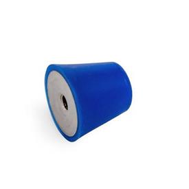 GN 256 Antivibranti in silicone con filettatura interna, acciaio INOX Colore: BL - blu, RAL 5002