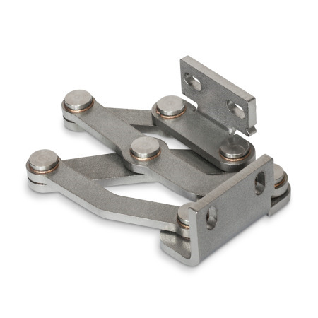 Charnières articulées en inox GN 7237: invisible, angle d'ouverture de 180°