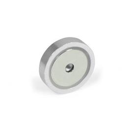 GN 50.5 Haltemagnete mit Innengewinde, Stahl 