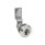 GN 515 Chiusure, acciaio INOX, con corpo di contenimento esteso, funzionamento con chiave a tubo Tipo: VDE - Con doppia mappa
