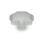 DIN 6336 Bouton étoile, aluminium Type: C - avec alésage borgne lisse H7
Finition: MT - baratté
