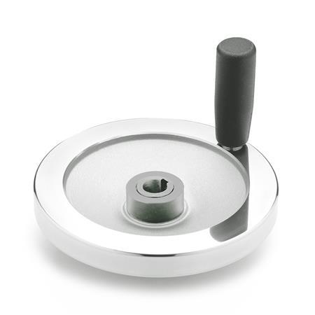 Volantini di sicurezza GN 321.5: Alluminio, con cuscinetto a rullini